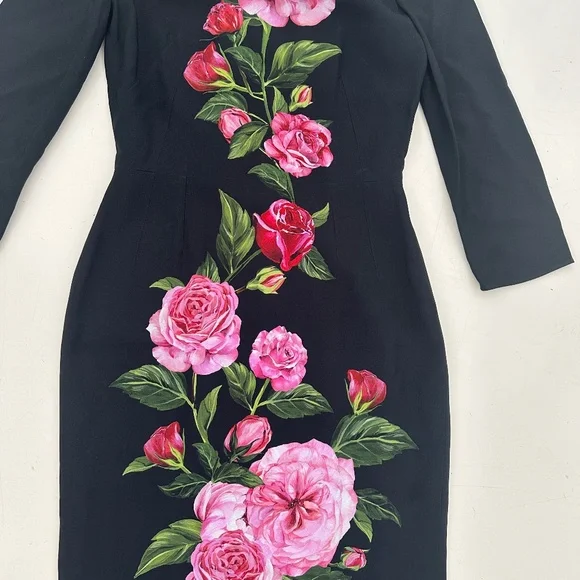 Dolce Gabbana Peony Dress IT 40 - Picture 2 of 6
